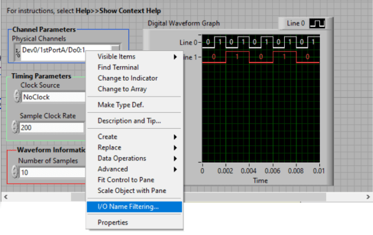 USB-1208FS-Plus IO Filtering
