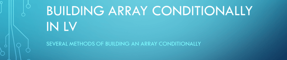 Building Array conditionally