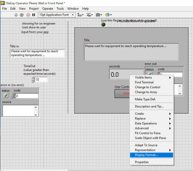 seconds display format