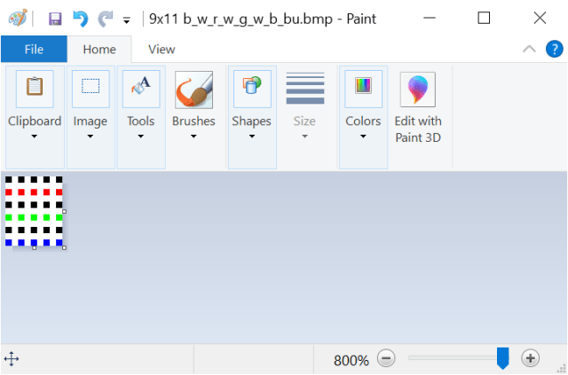 Created a Test Image