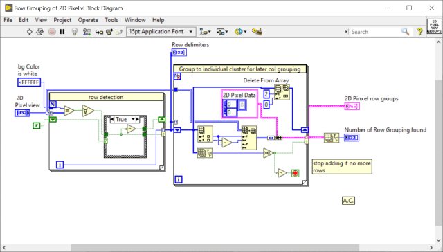 Row Grouping First code