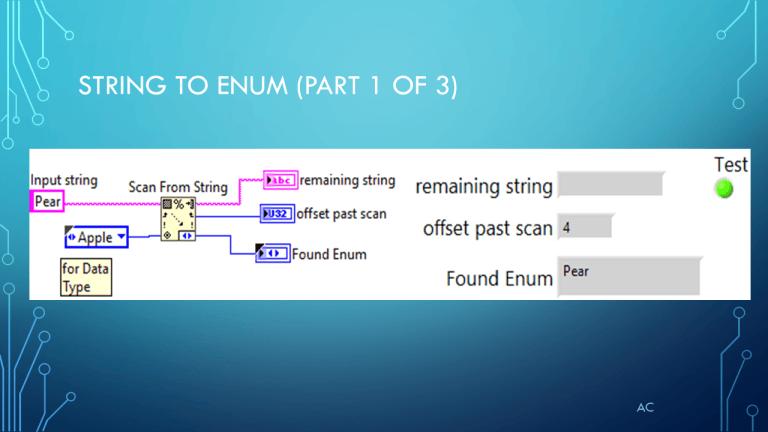 LV Enum and String | Test Engineers Resource