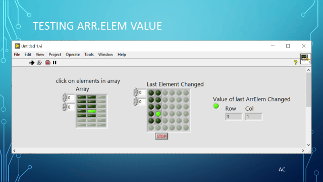 LV Some ArrayElement Properties | Test Engineers Resource