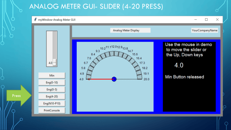 Python – Analog Meter GUI example | Test Engineers Resource