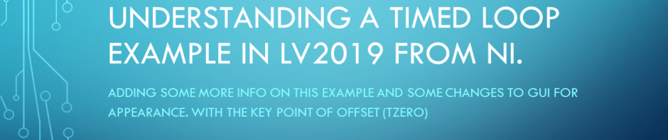 LV Timed Loop Structure – OFFSET